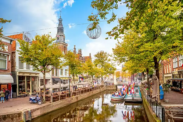 mercado de queso en Holanda